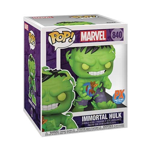 Funko Pop! 840 - Marvel - Immortal Hulk 6 - Inch Vinyl Figure - PX