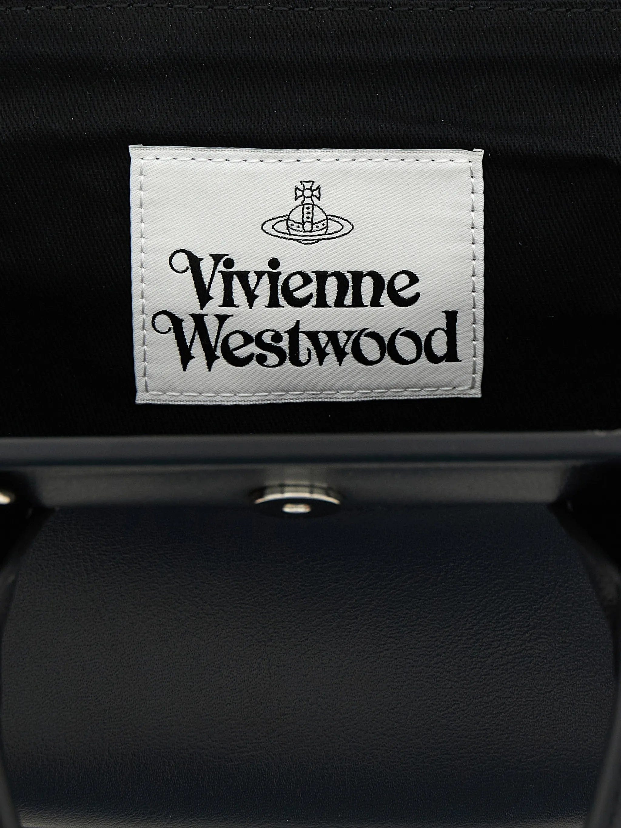 Vivienne Westwood Pamela logo - plaque tote bag