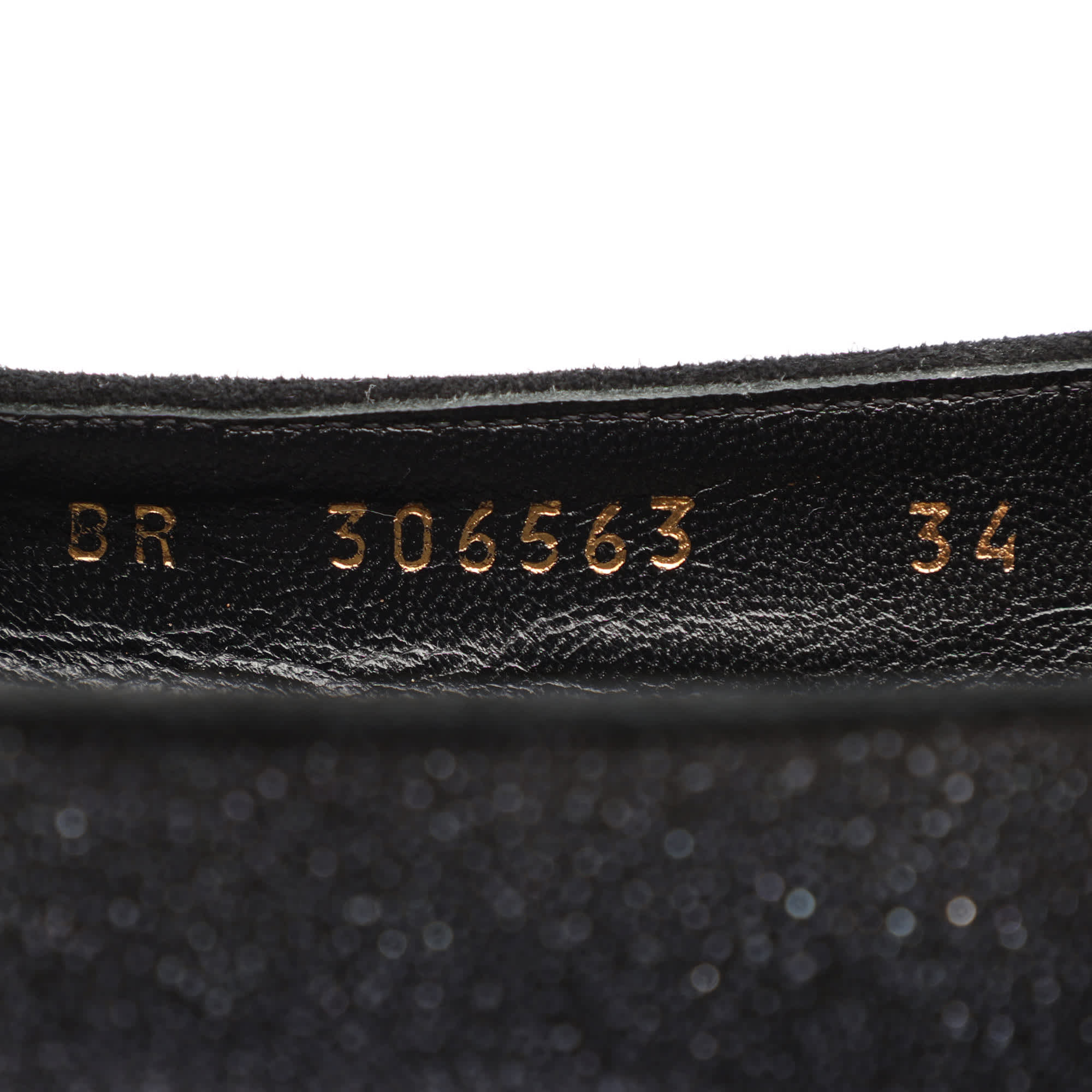 Yves Saint Laurent Black Glitter Smoking Slippers