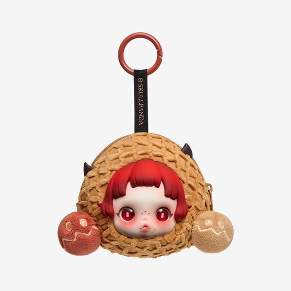 POP MART SKULLPANDA You Found Me! Pranky Peanut Earphone Headphone Bag AUTHENTIC