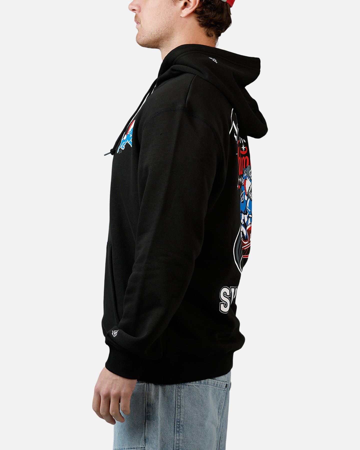 New Era Detroit Lions All I Want For Christmas Hoodie Black