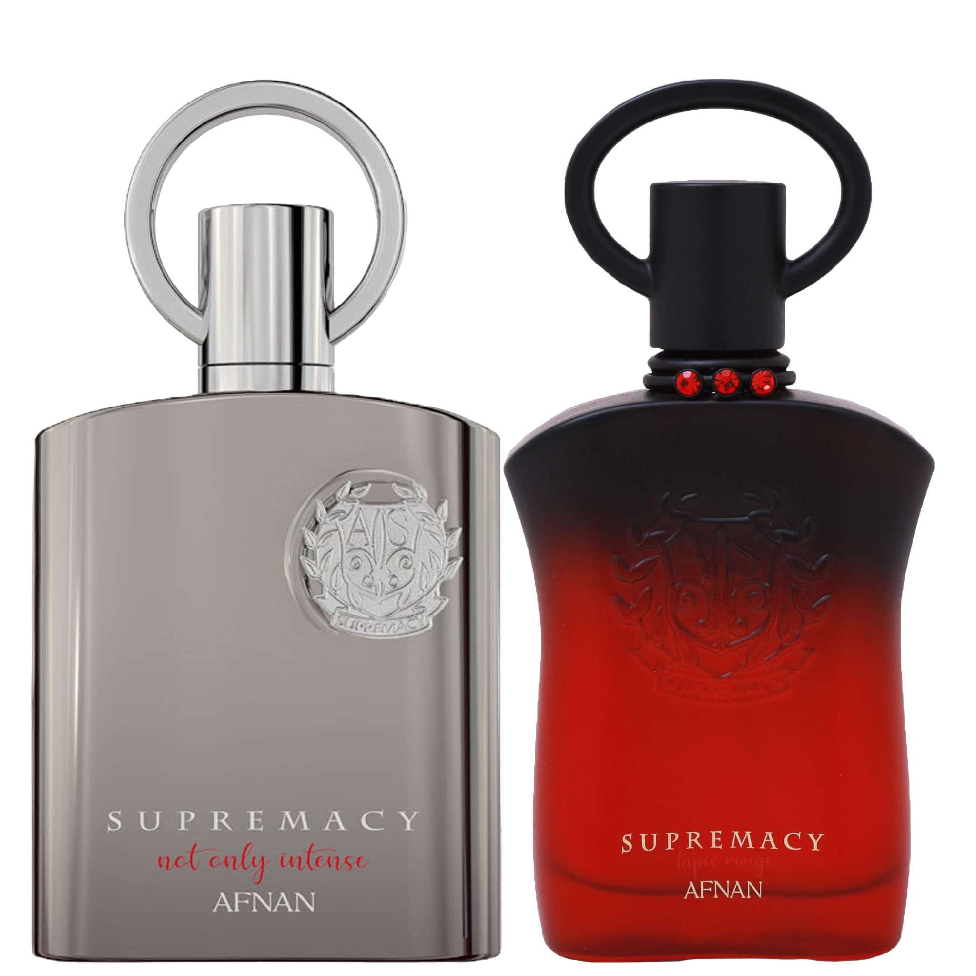 Afnan His & Her Duo Supremacy Not Only & Supremacy Tapis Rouge