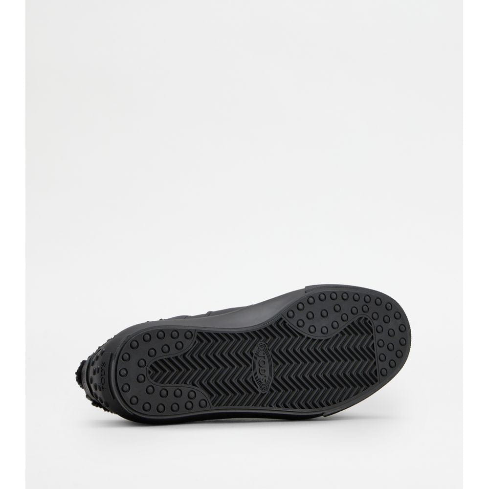 Tod's Tods Sneakers In Leather Black Mens