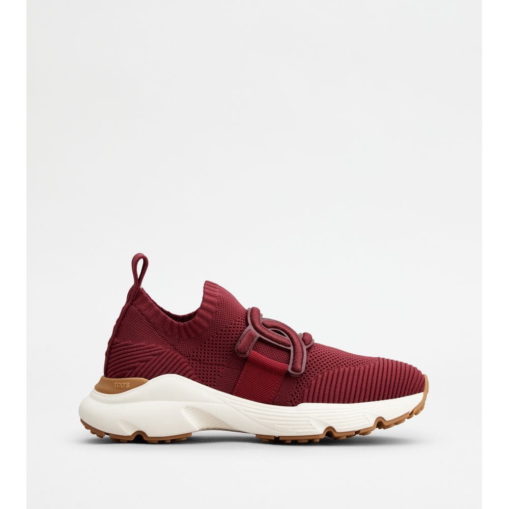 Tod's Tods Kate Slip - On Sneakers In Fabric Red Womens