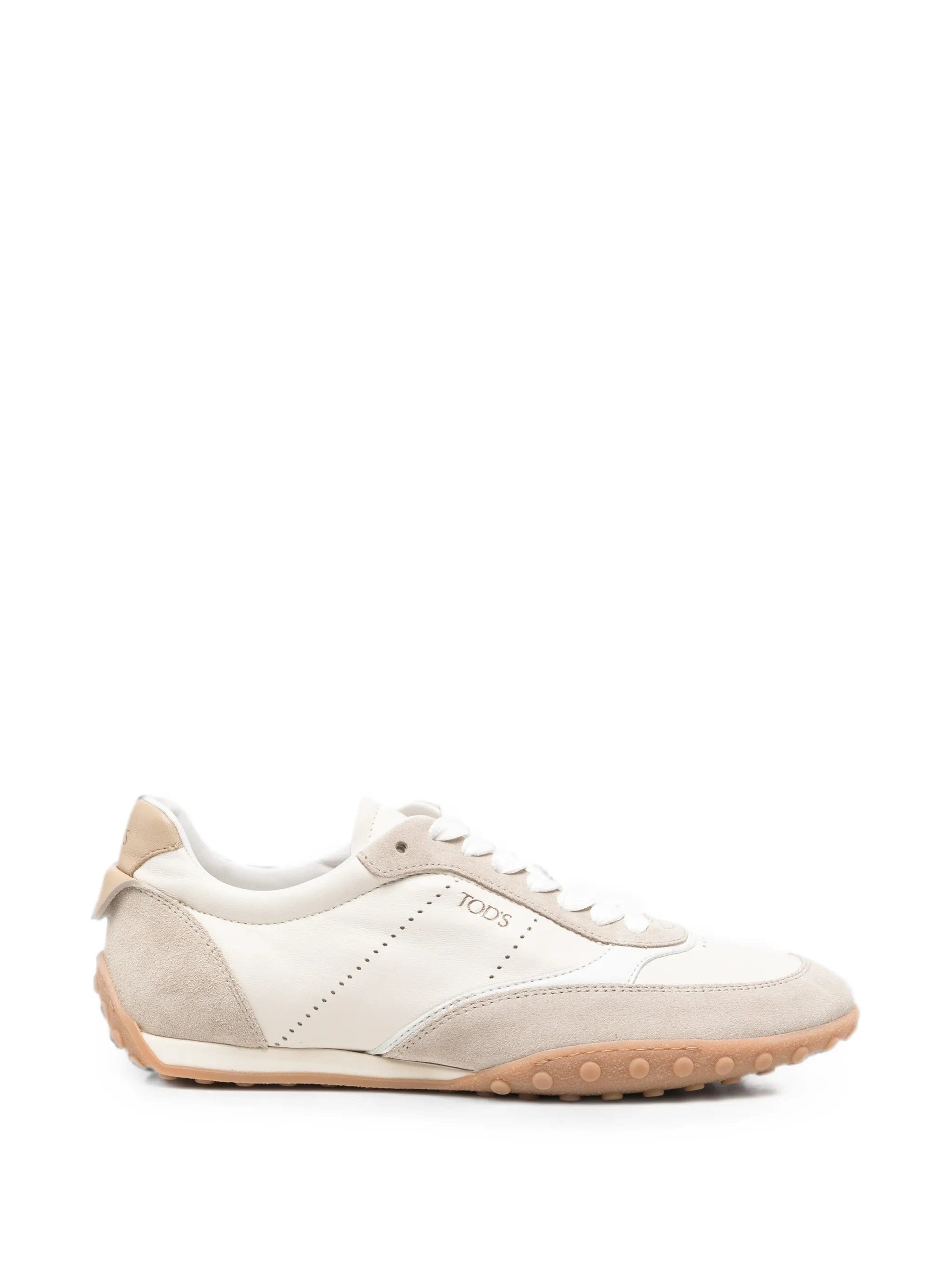 Tod's suede - panelled sneakers