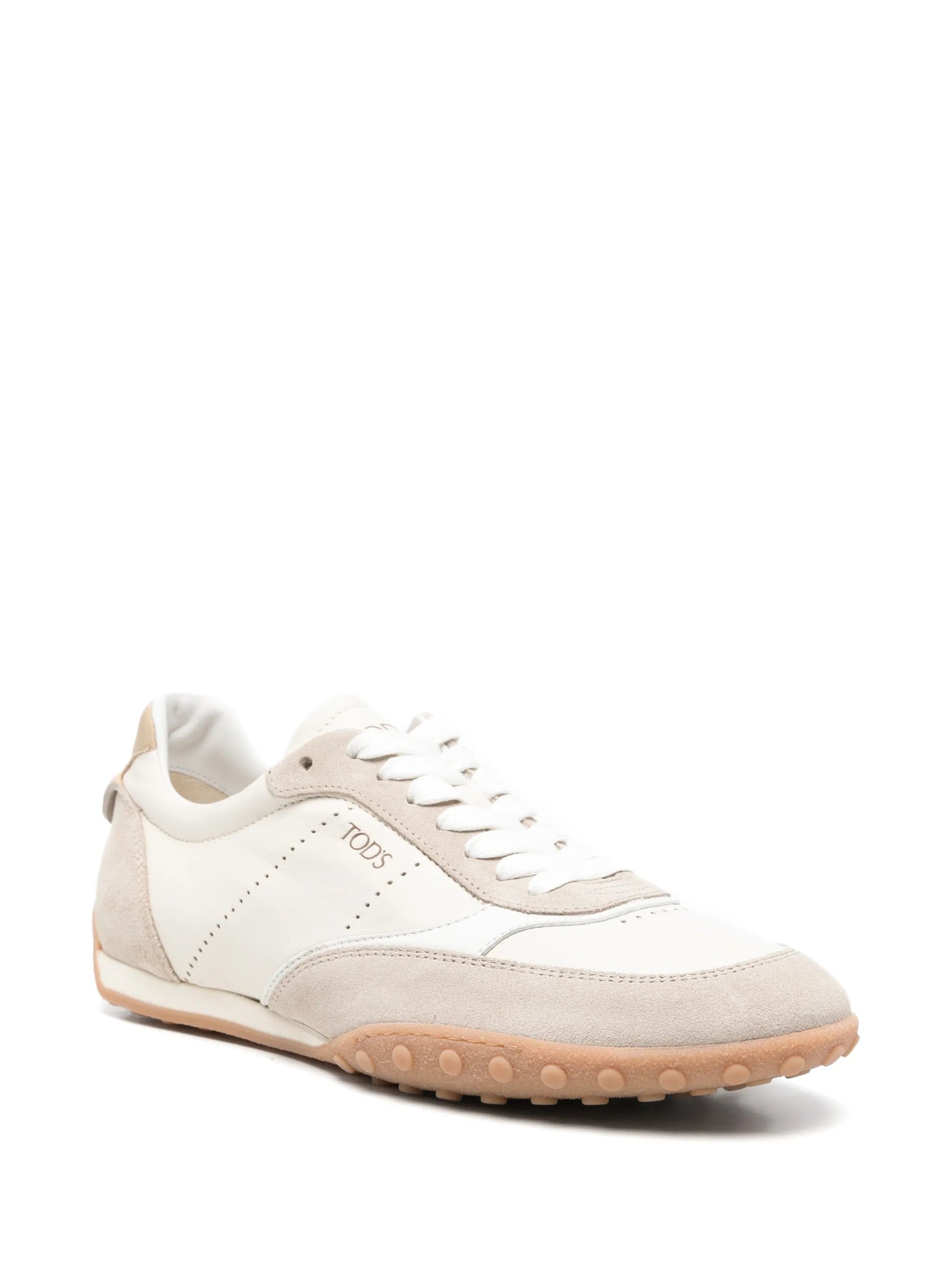 Tod's suede - panelled sneakers