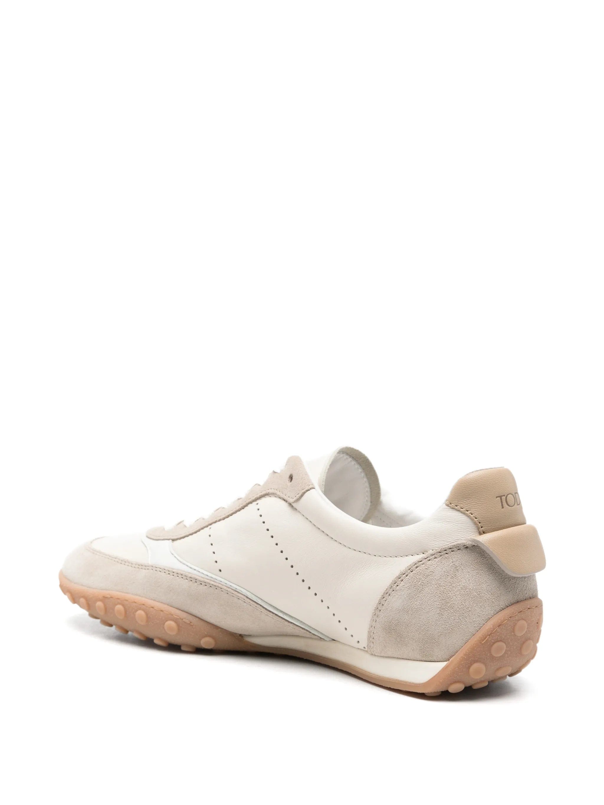 Tod's suede - panelled sneakers