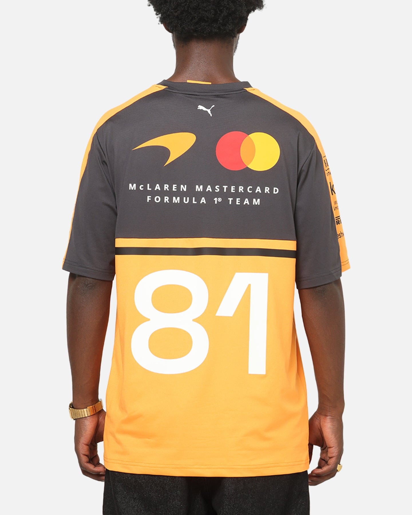 Puma x Mclaren Replica Oscar Piastri T - Shirt Papaya