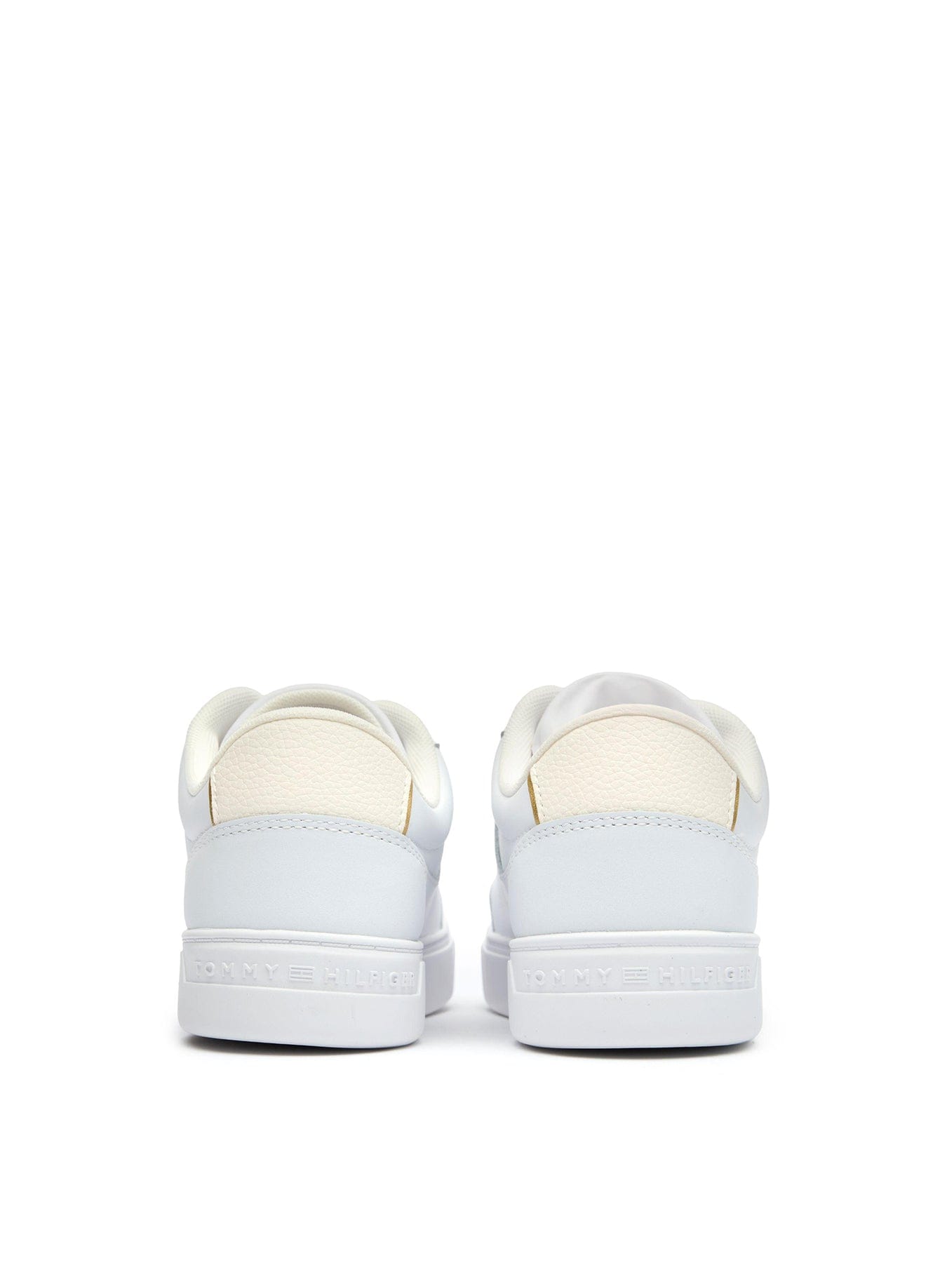 Tommy Hilfiger Essential Chic Court Leather Trainers White