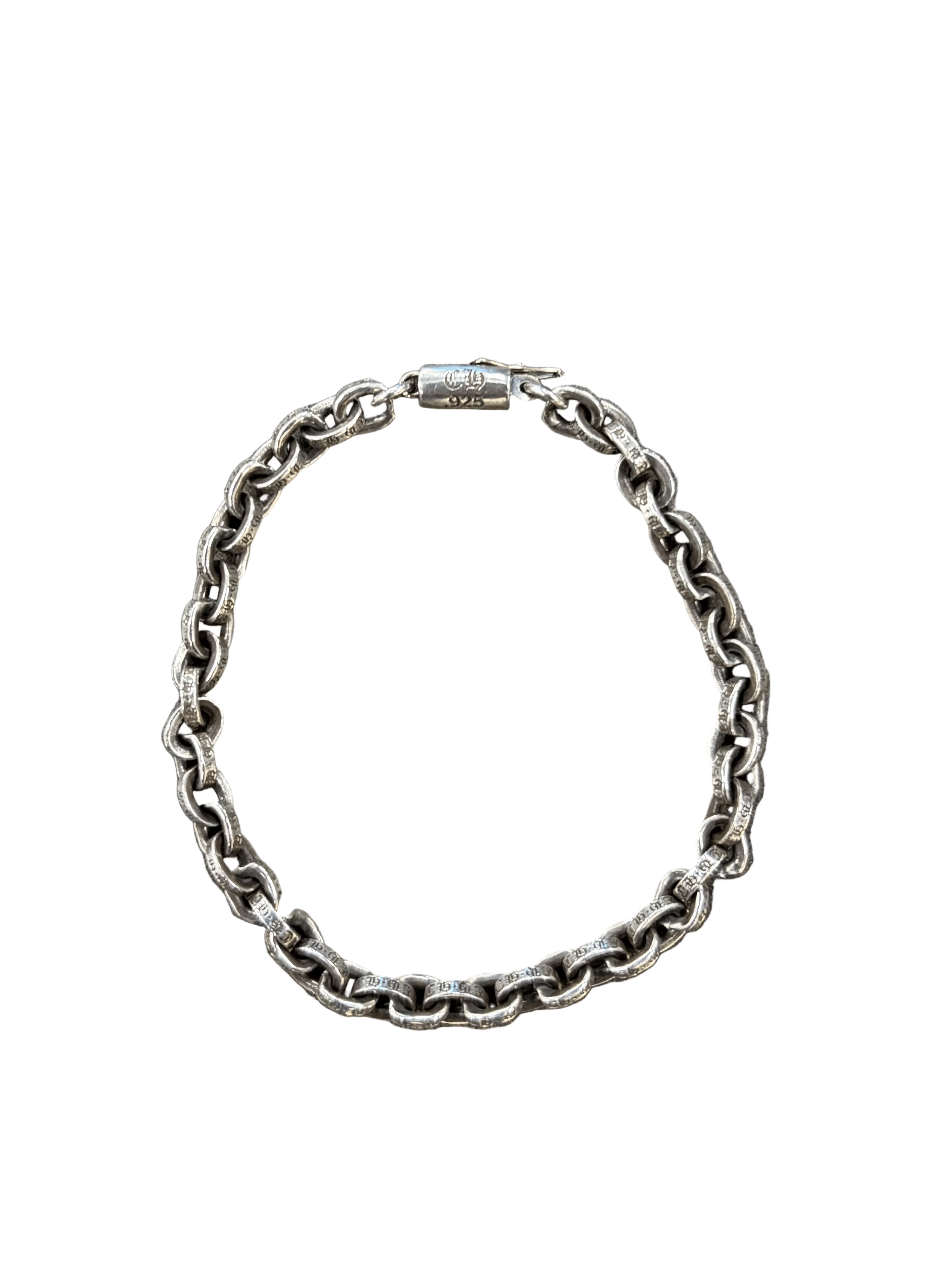Chrome Hearts Paper Chain Bracelet Silver