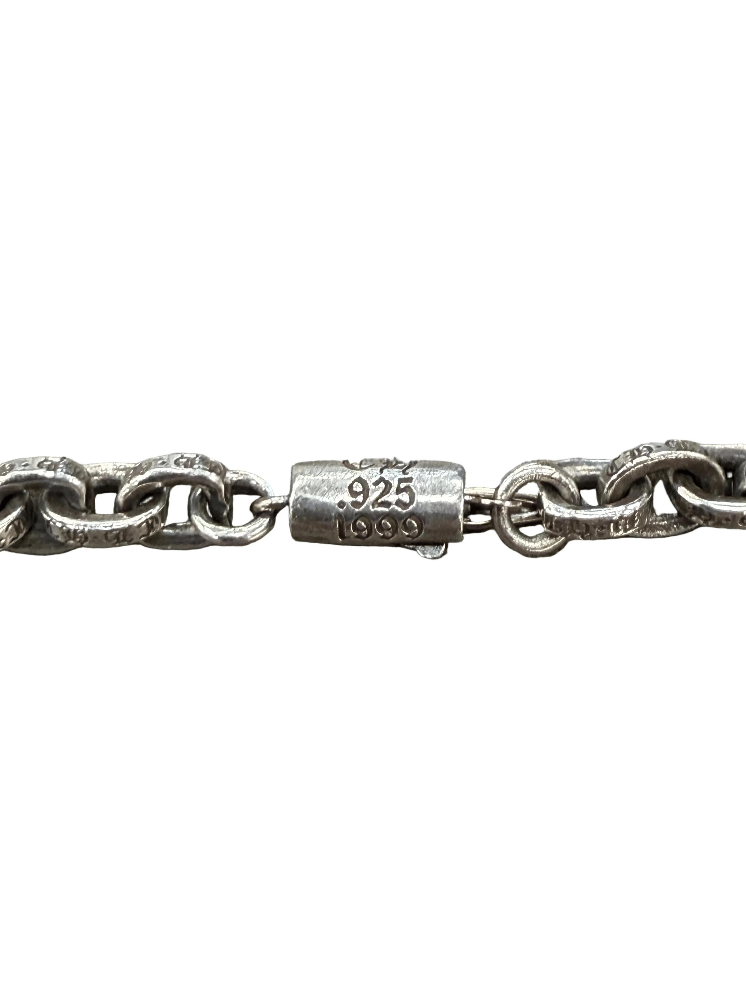 Chrome Hearts Paper Chain Bracelet Silver