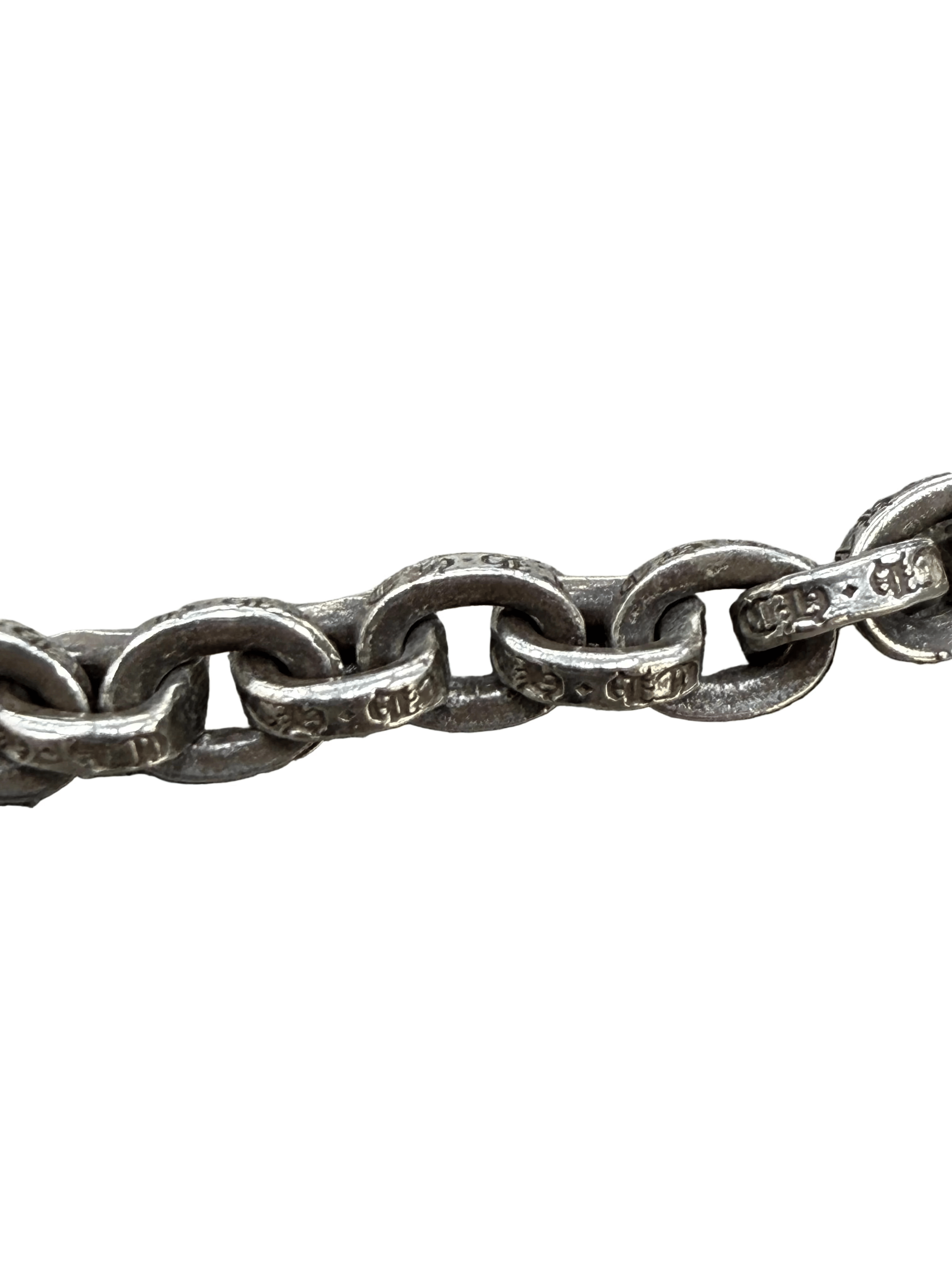 Chrome Hearts Paper Chain Bracelet Silver