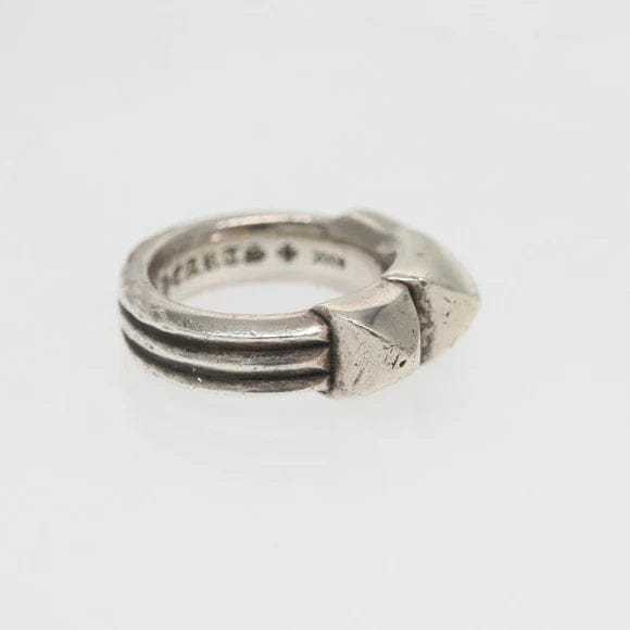 Chrome Hearts Waxed punk Ring Ag925 Silver Auth 134928M 134928M