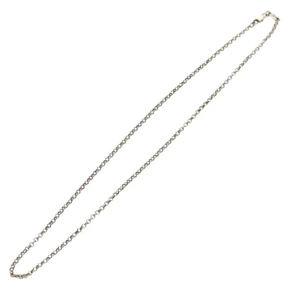 Chrome Hearts Roll Chain Necklace Ag925 Silver Auth 144823AM 144823AM
