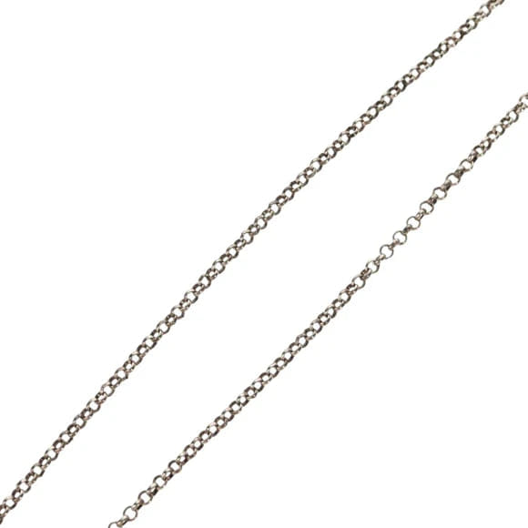 Chrome Hearts Roll Chain Necklace Ag925 Silver Auth 144823AM 144823AM
