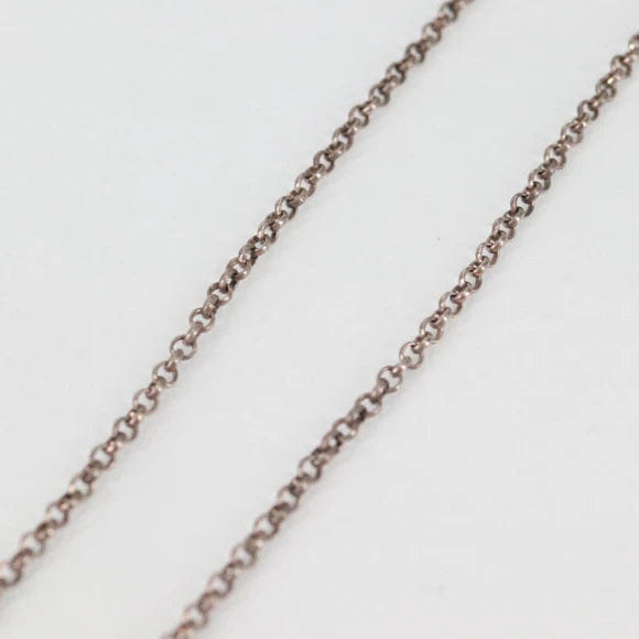 Chrome Hearts Roll Chain Necklace Ag925 Silver Auth 134688M 134688M