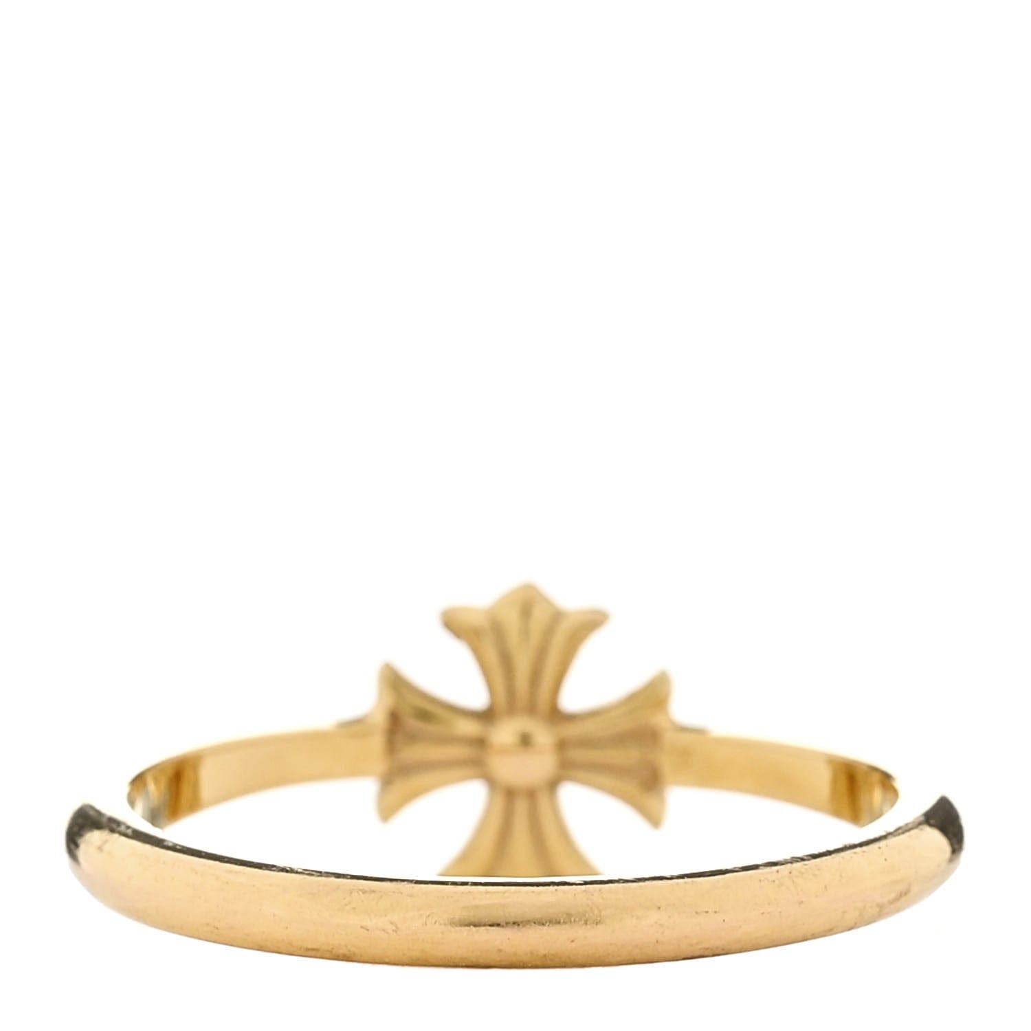 Chrome Hearts 22K Yellow Gold Bubblegum Ring 52 6