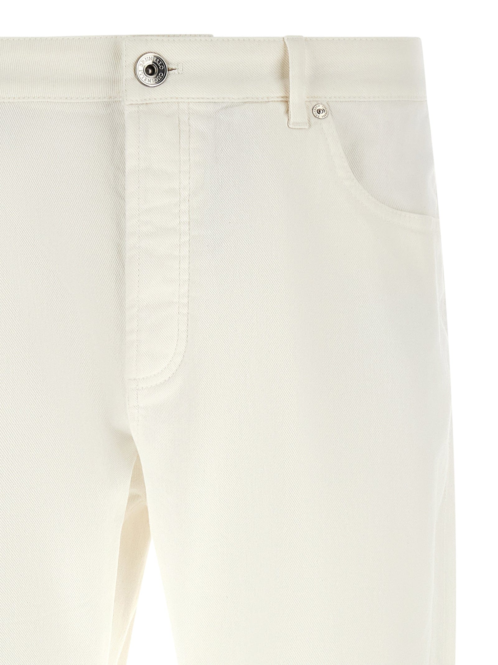 Brunello Cucinelli Cotton Cropped Men's Jeans