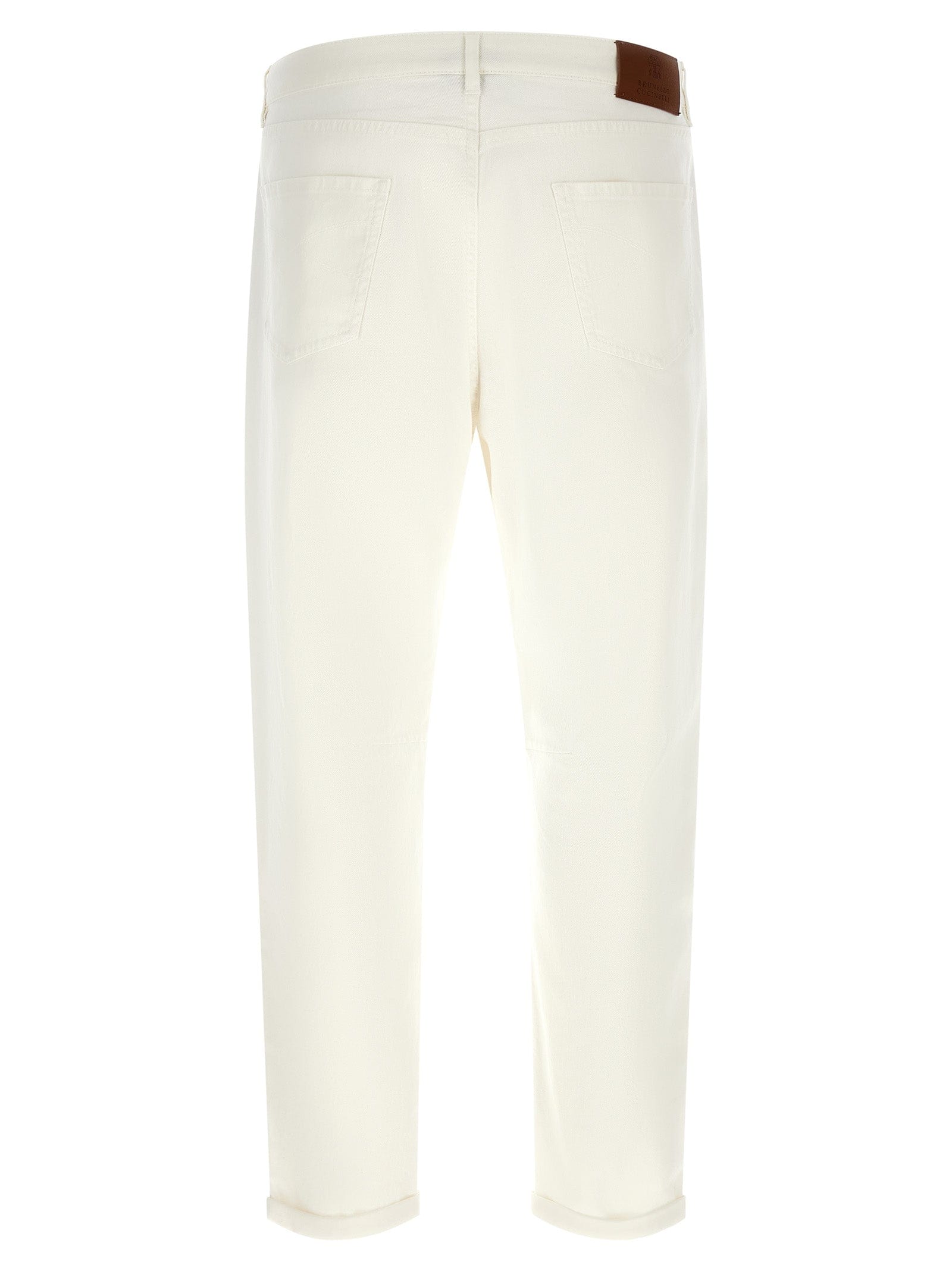 Brunello Cucinelli Cotton Cropped Men's Jeans