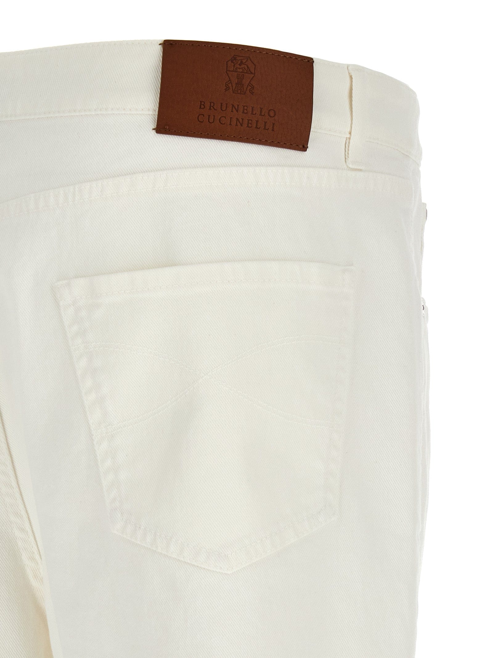 Brunello Cucinelli Cotton Cropped Men's Jeans