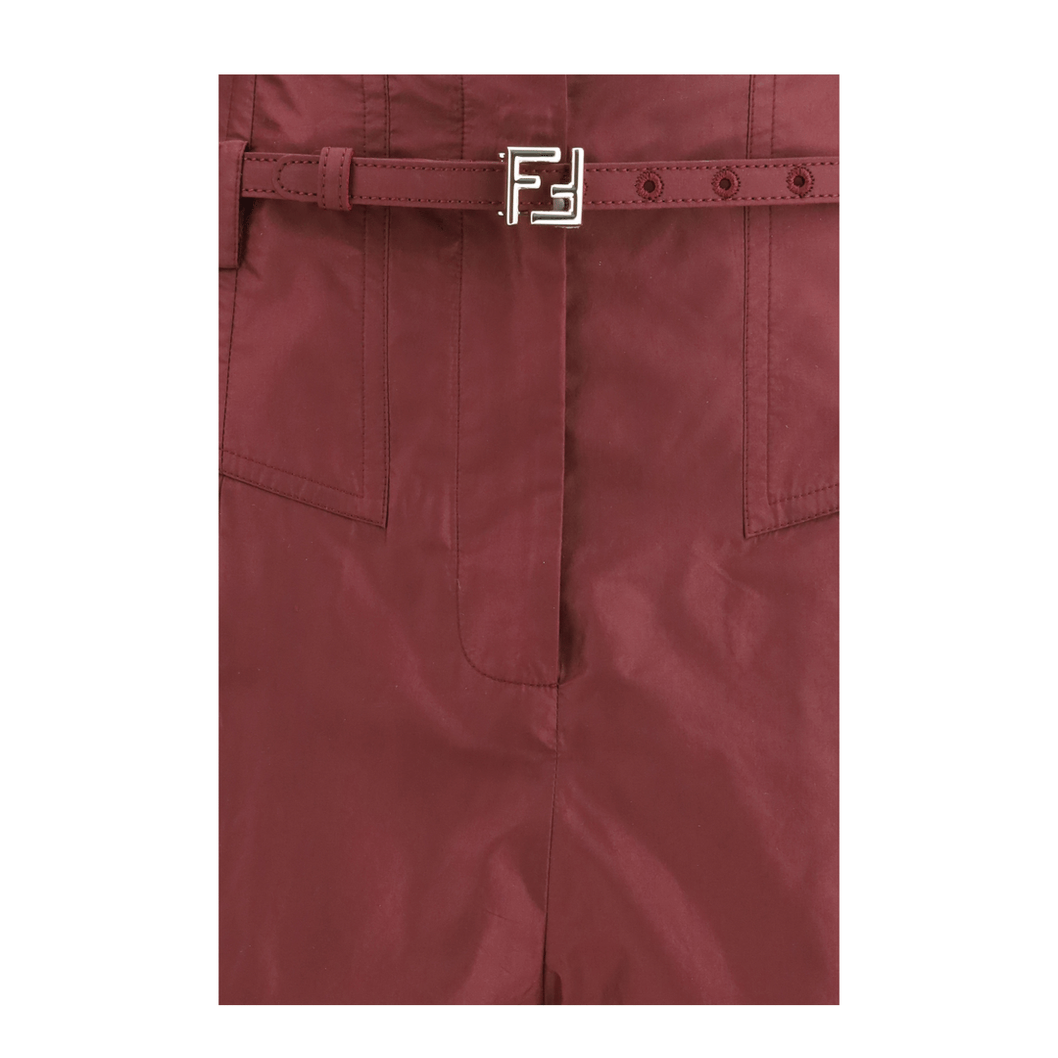 Fendi Taffeta Silk Pants