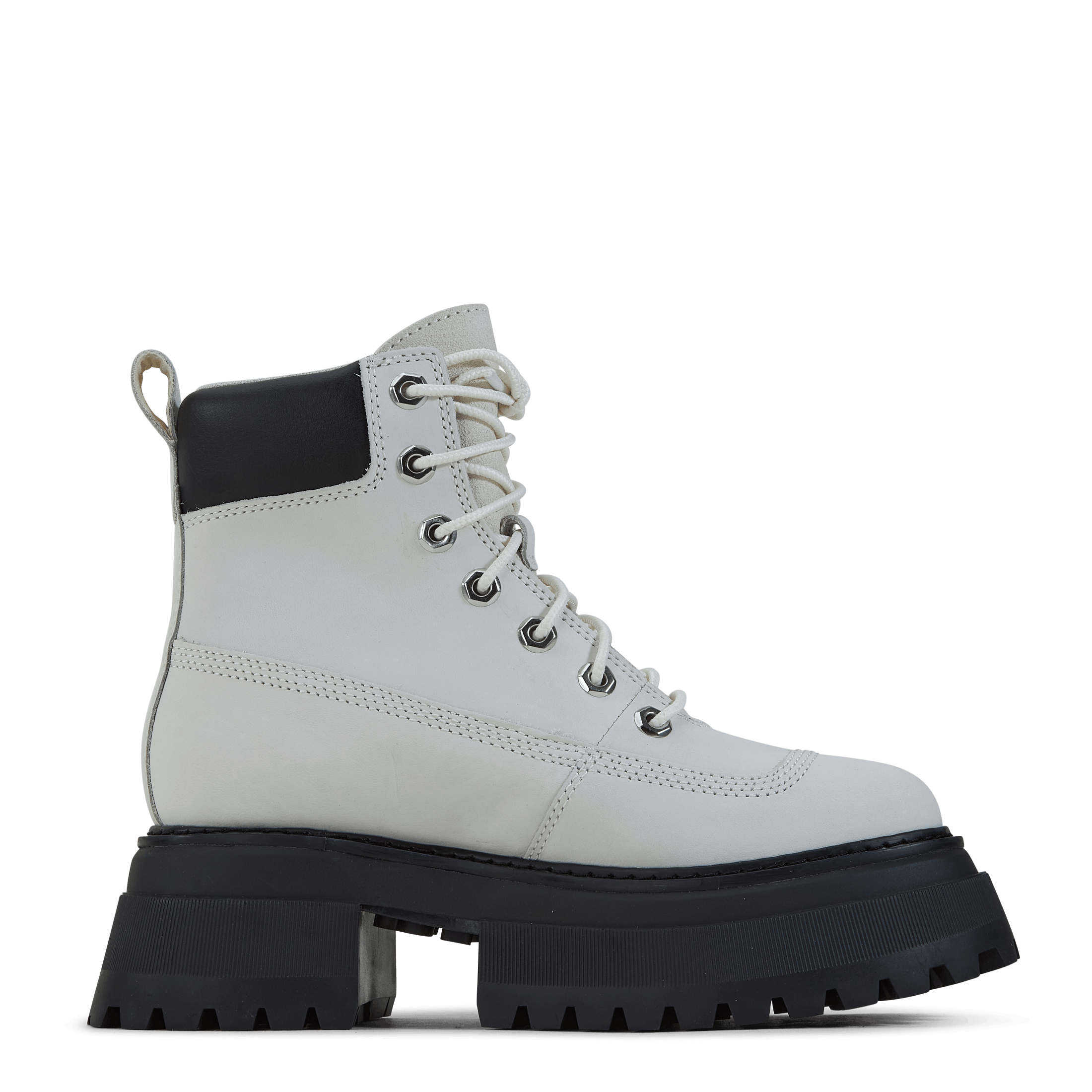 Timberland Sky 6 In Lace Up Bright White