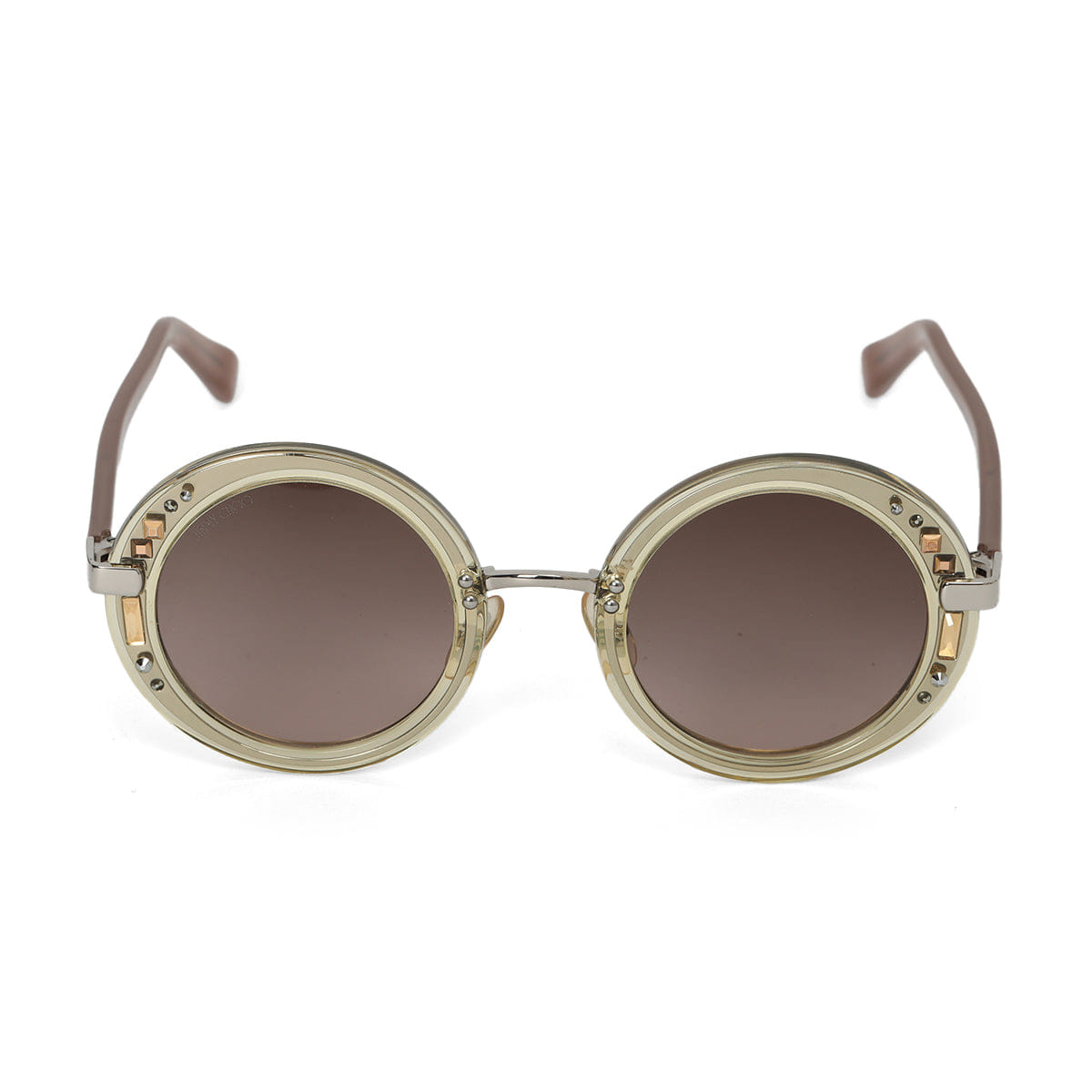 Jimmy Choo gem/s 16reo 48o25 140 Round Frame Sunglasses One Size