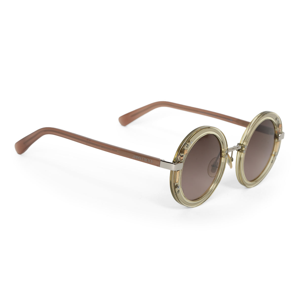 Jimmy Choo gem/s 16reo 48o25 140 Round Frame Sunglasses One Size