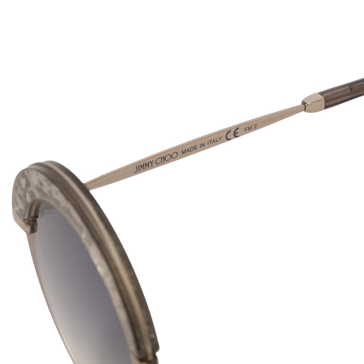 Jimmy Choo GOTHA/S 5RLK O22 145 Round Frame Sunglasses One Size