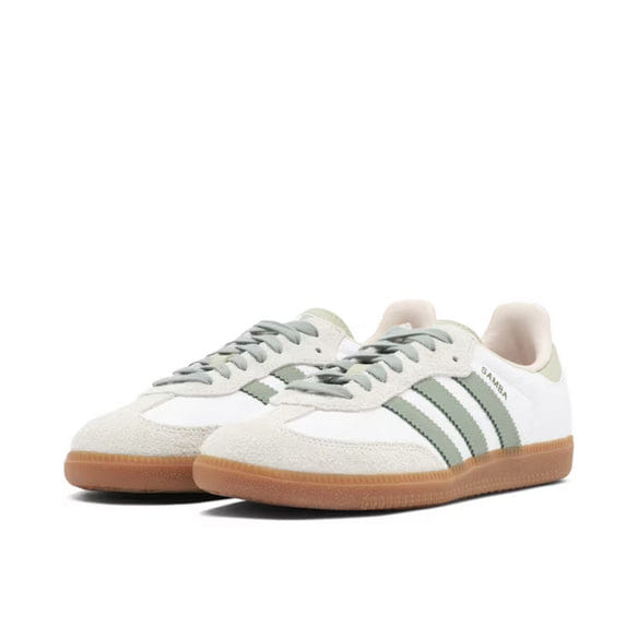 My Store Adidas Samba OG Cloud White Silver Green Putty Mauve - Preorder