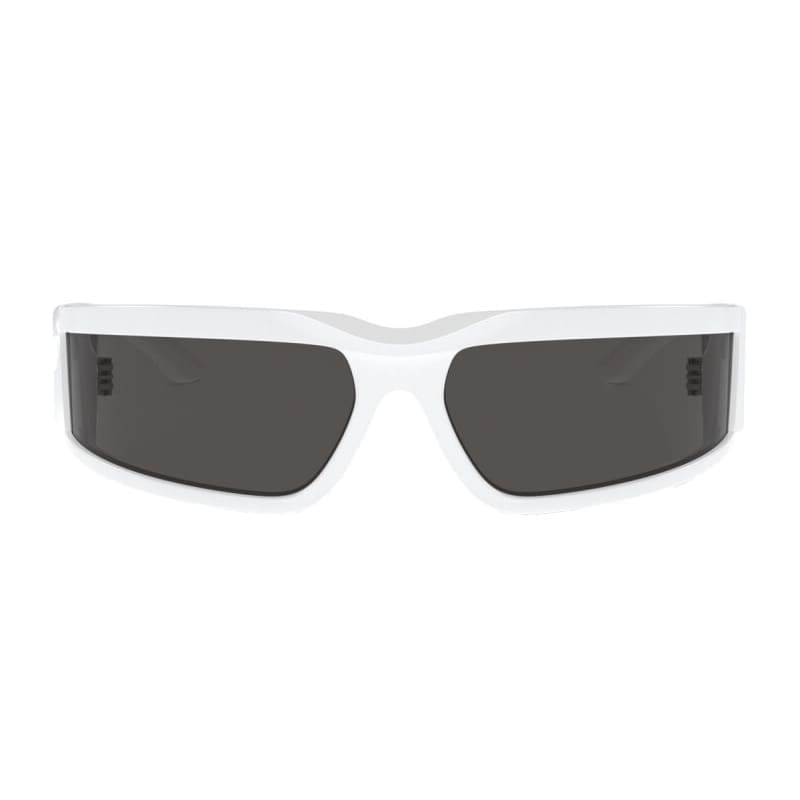 Dolce & Gabbana Sunglasses Rectangle Full Rim, Rubberized Beige Frame And Dark Grey Lens Dg6198329287