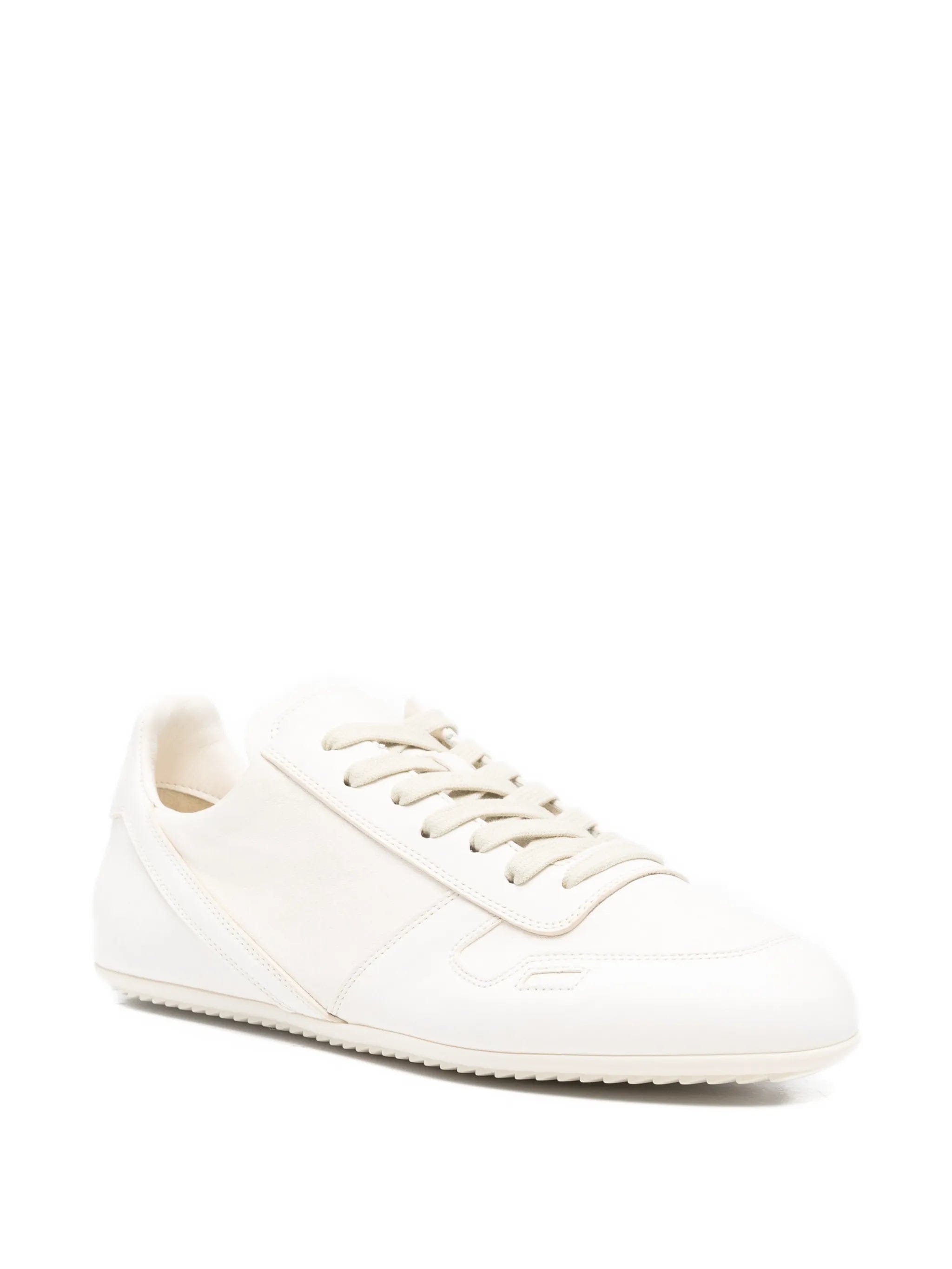 Rick Owens Minimal low top leather sneakers