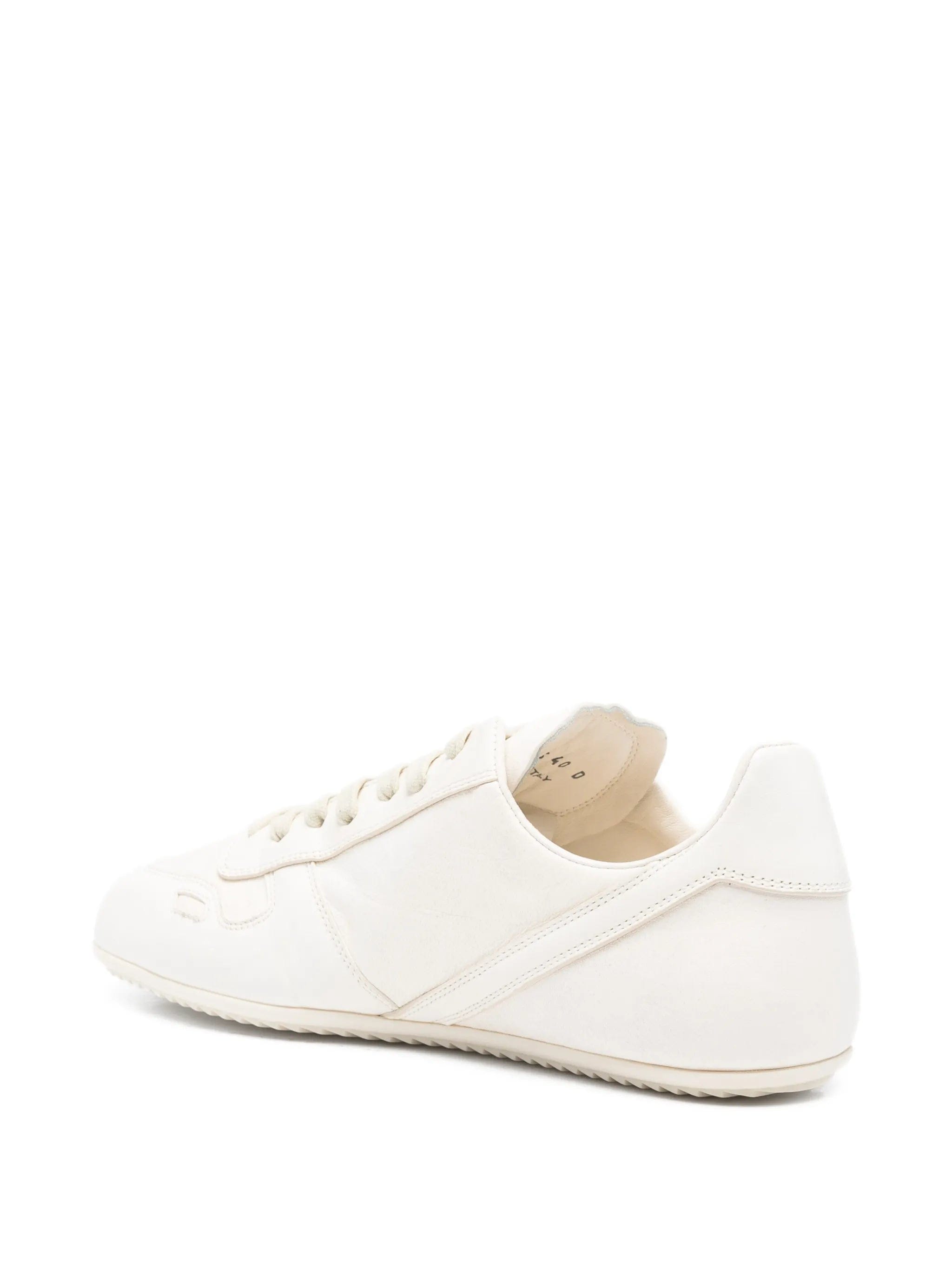 Rick Owens Minimal low top leather sneakers