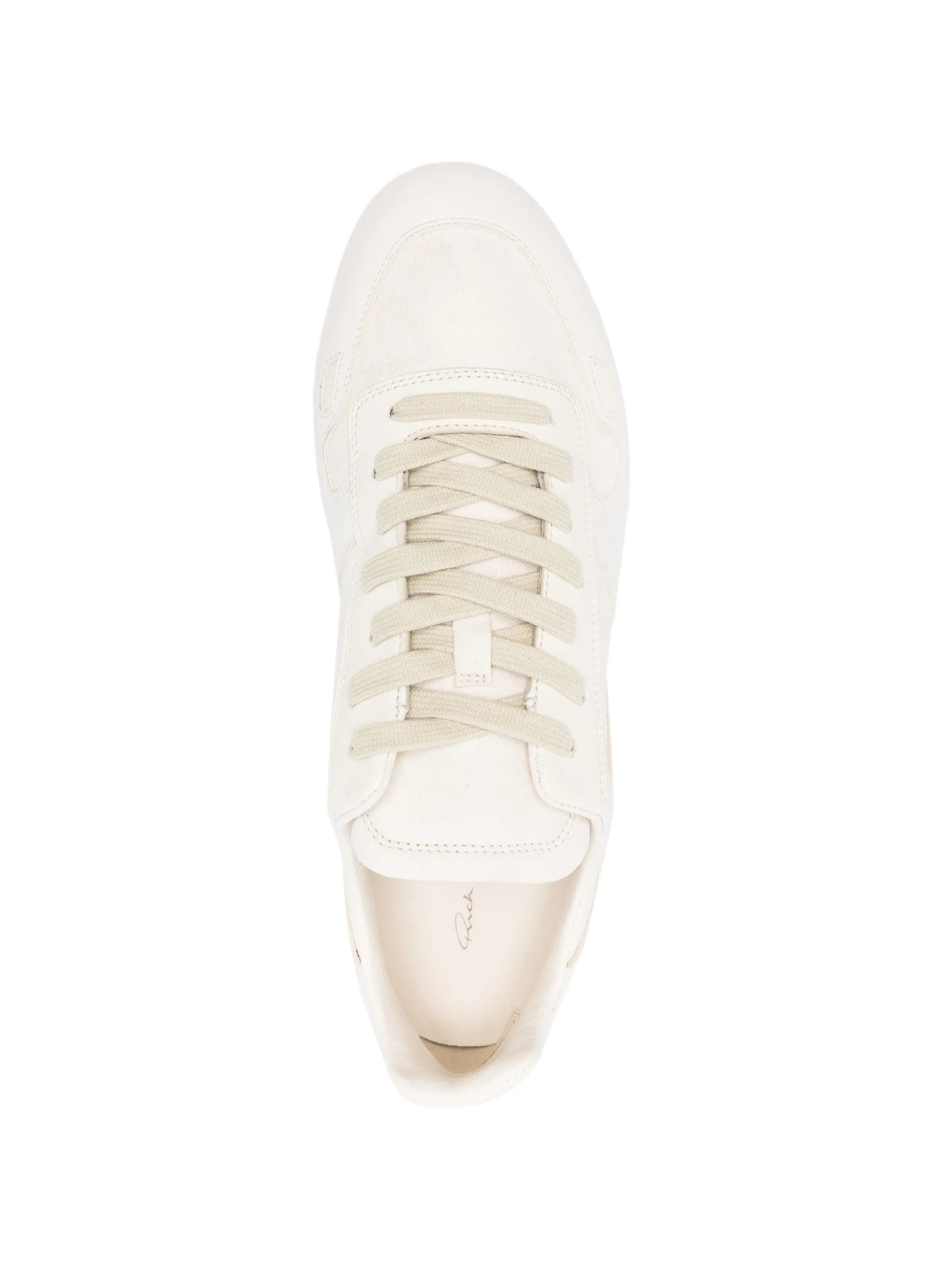 Rick Owens Minimal low top leather sneakers