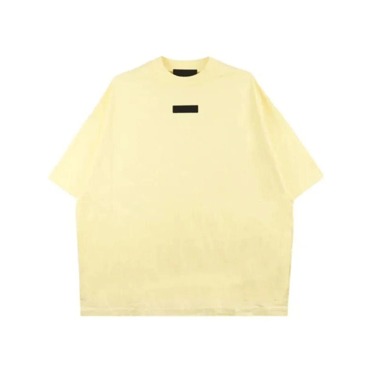 Fear of God Essentials FOG Essentials Crewneck T-Shirt Garden Yellow تي شيرت بياقة مستديرة بفتحة رقبة مستديرة من FOG أصفر