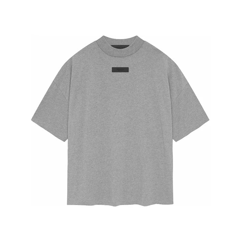Fear of God Essentials FOG Essentials Crewneck T-Shirt Dark Heather تي شيرت بياقة مستديرة من FOG Essentials هيذر داكن