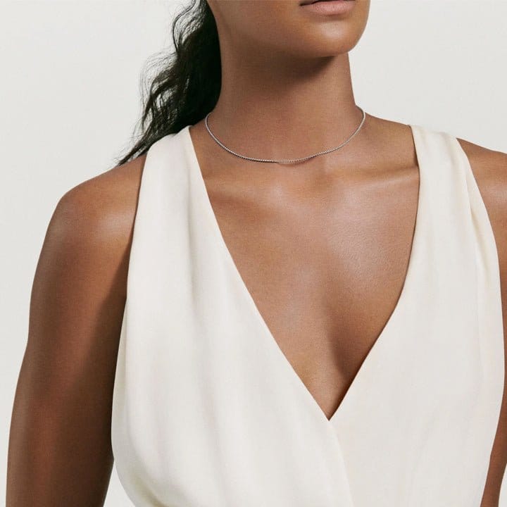 David Yurman Chain Necklace with Gold - CH0126 S4