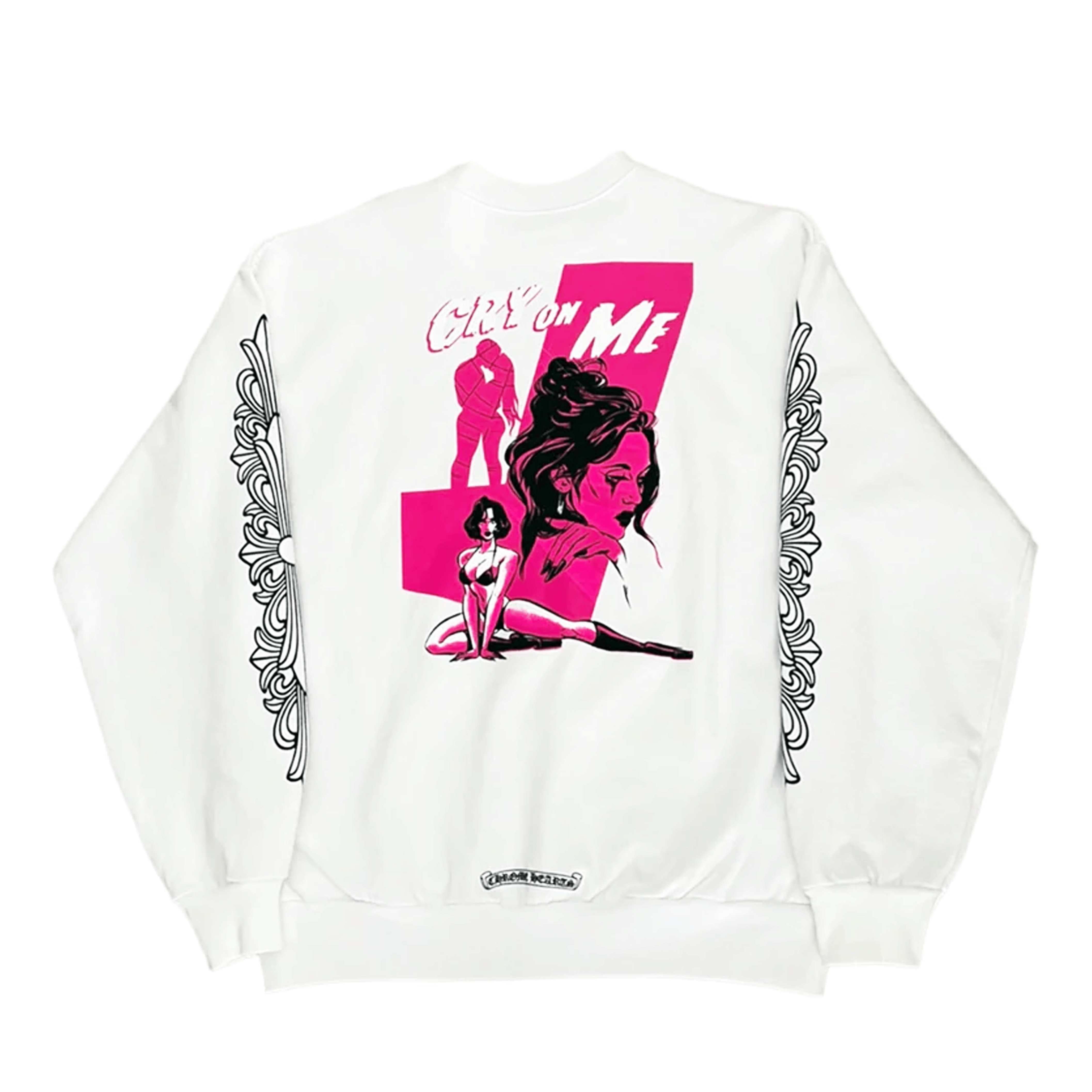 Chrome Hearts x Deadly Doll Cry On Me White Crewneck
