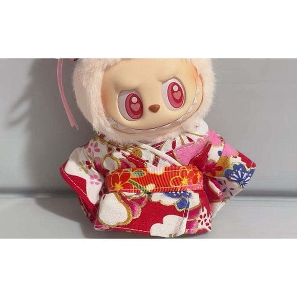 Pop Mart Labubu Kitsune Kimono Outfit (Multicolor) - Clothing for Labubu