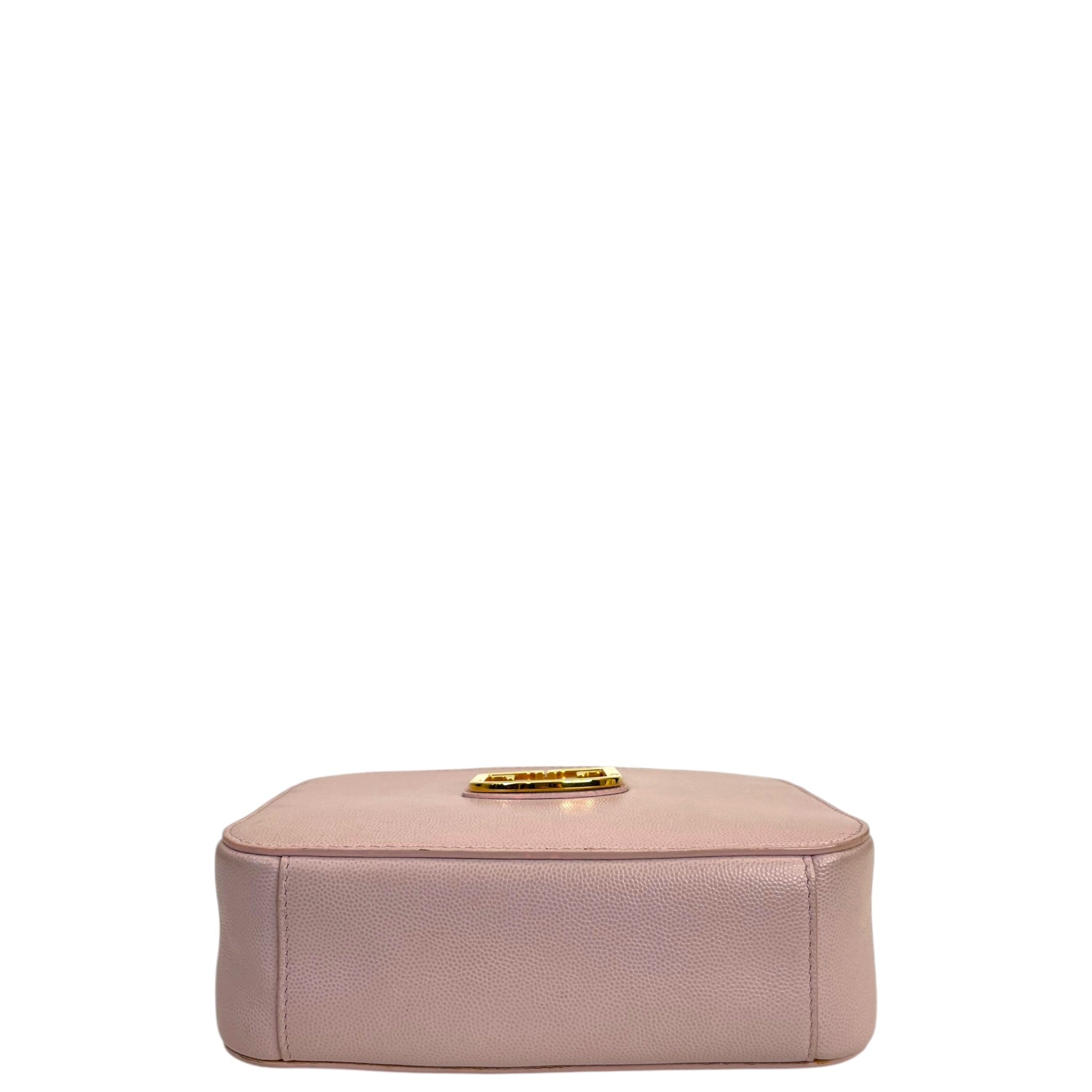 Furla Mini Brava Crossbody Bag Pink Leather