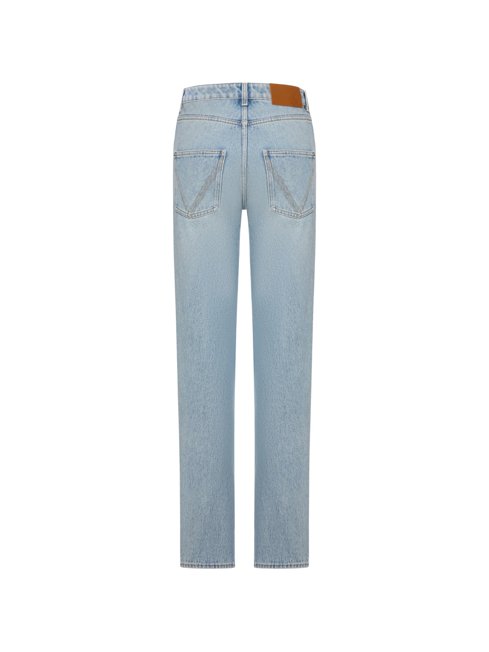 Bottega Veneta logo - patch straight - leg jeans