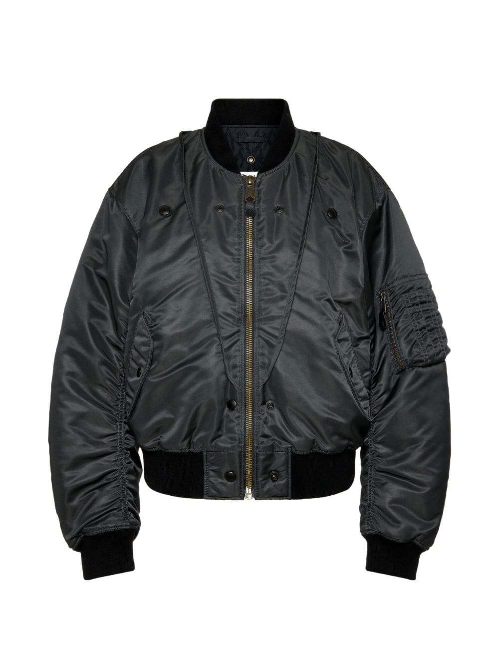 Maison Margiela Nylon Bomber Jacket — Black