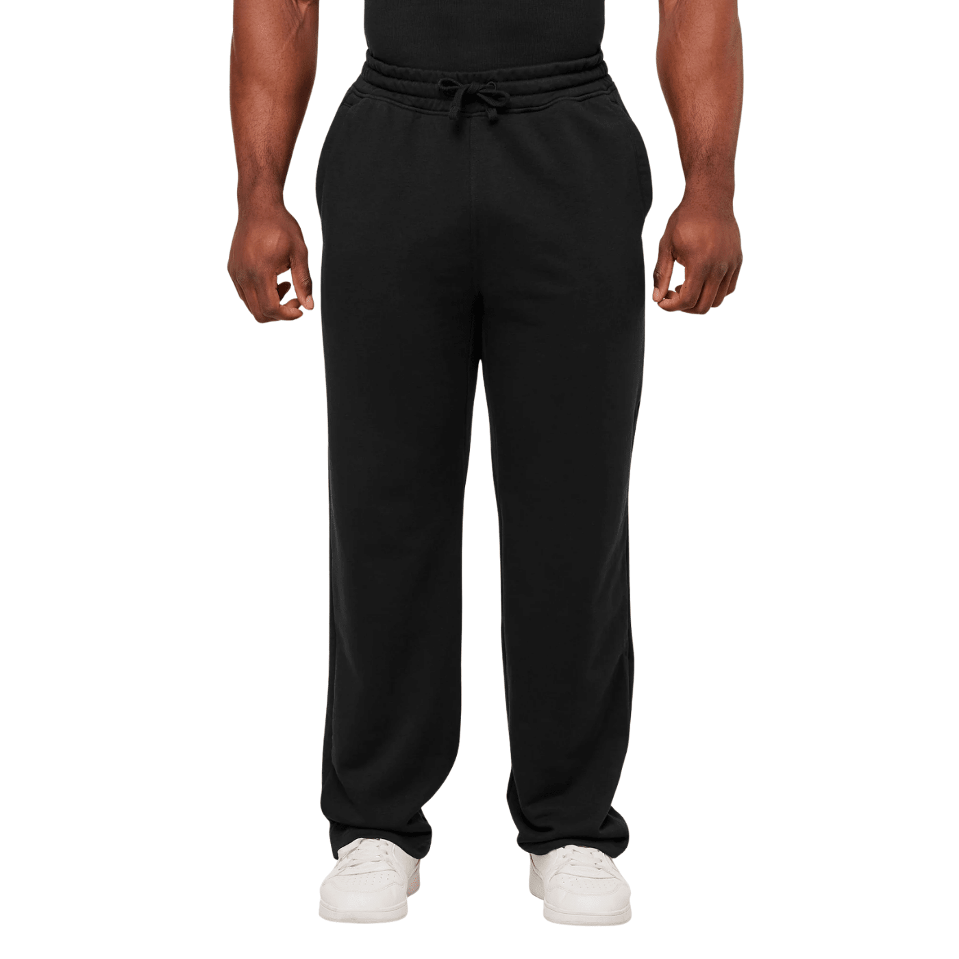Gymshark Power Straight Leg Pants oversized fit GS Black/GS Asphalt Grey