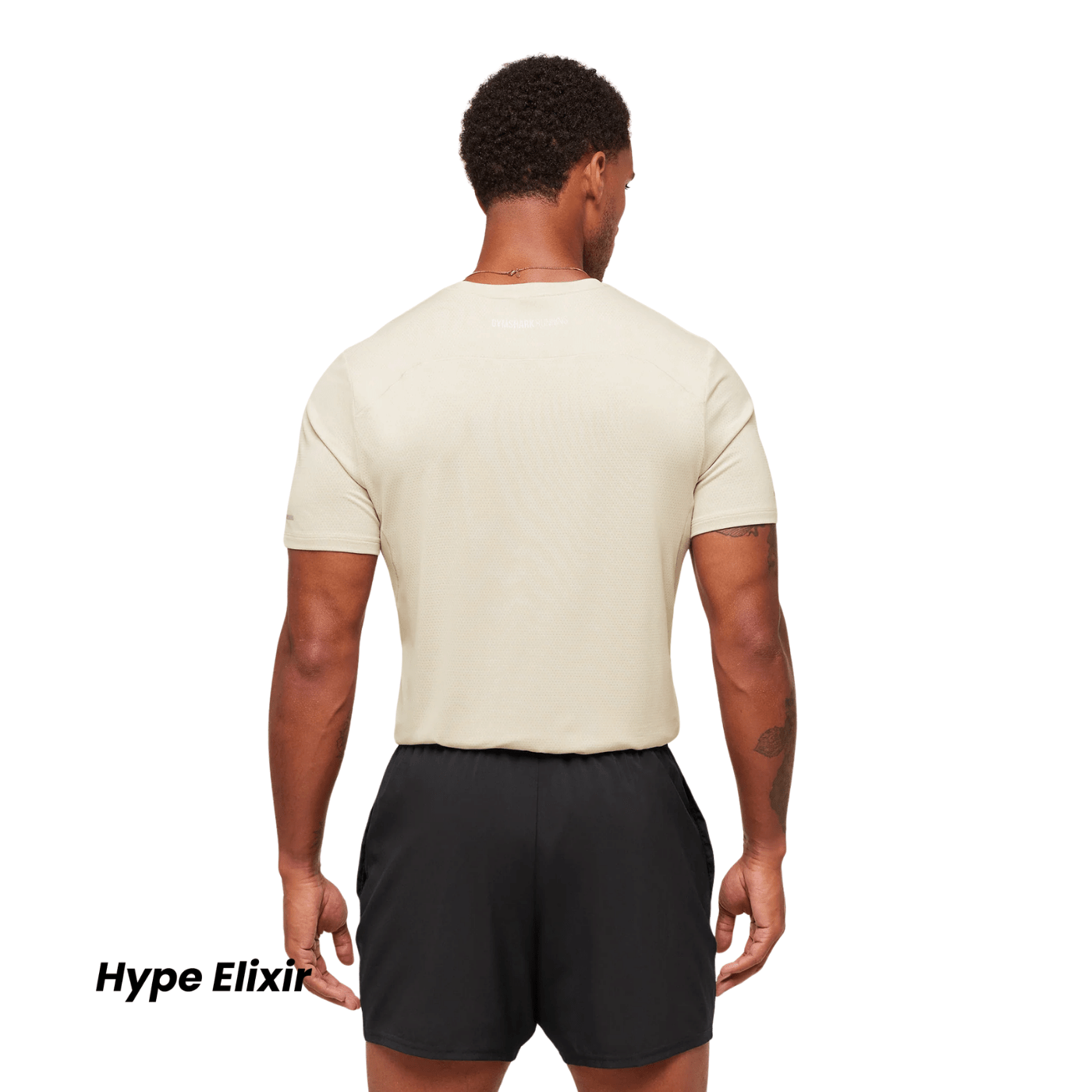 GYMSHARK Running T - Shirt slim fit Pebble Grey