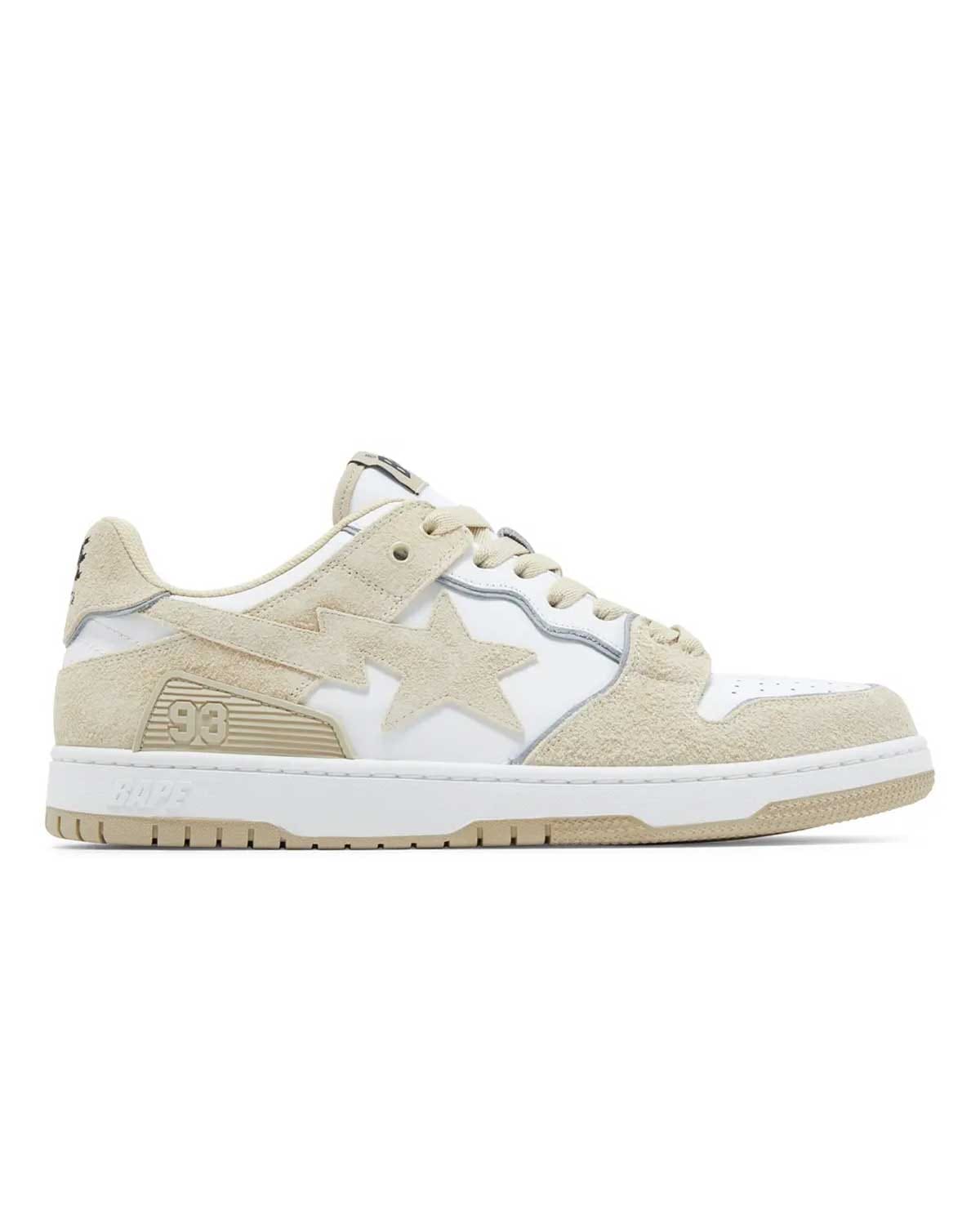 BAPE x Sk8 Sta #3 Beige/White