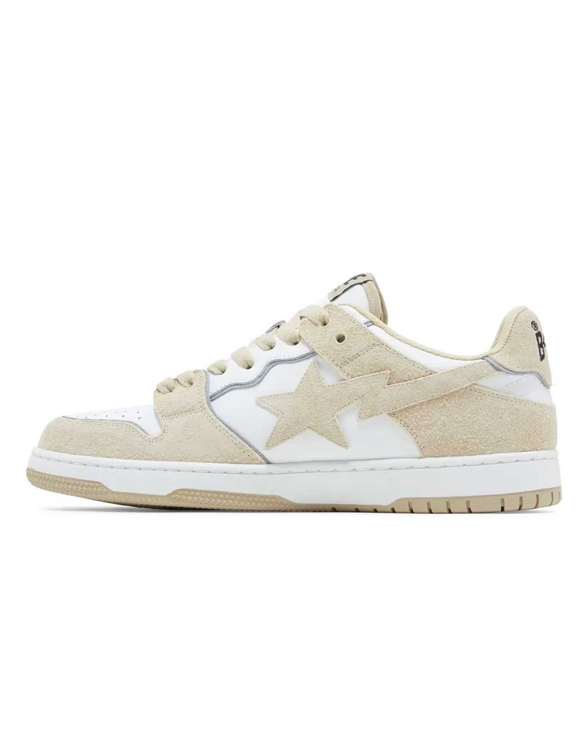 BAPE x Sk8 Sta #3 Beige/White