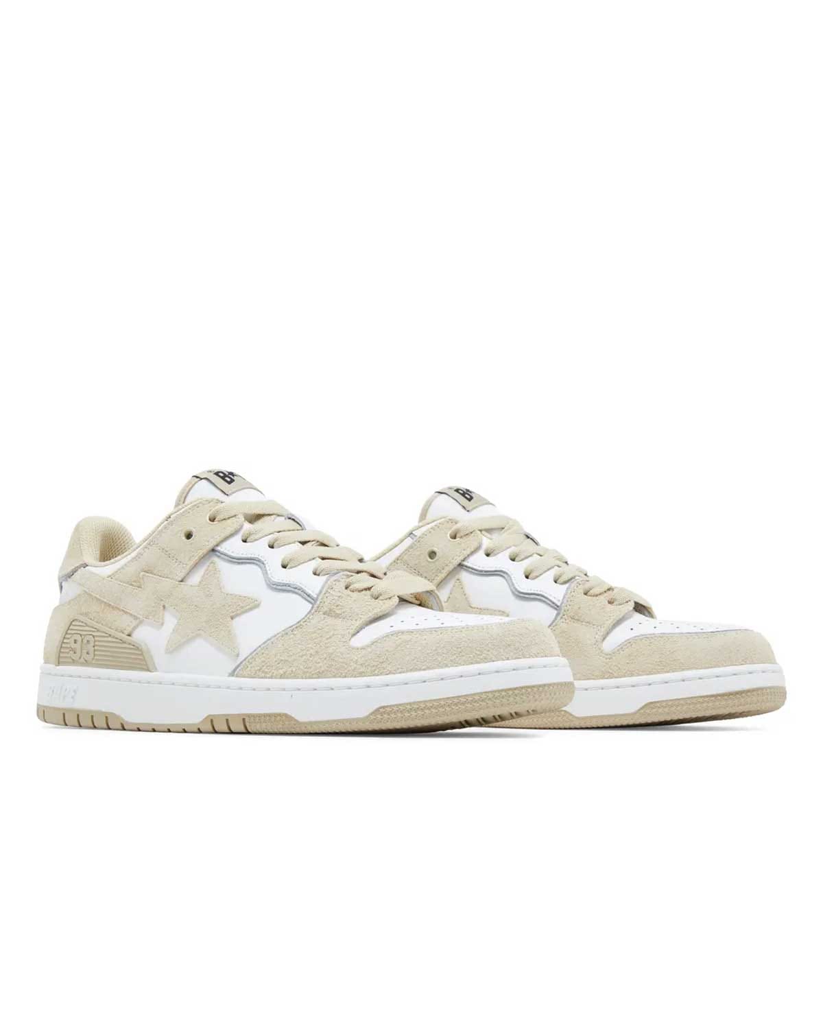 BAPE x Sk8 Sta #3 Beige/White