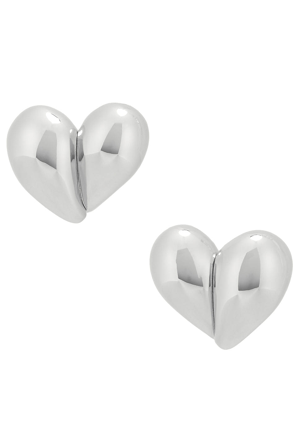 Bottega Veneta Heart Earrings