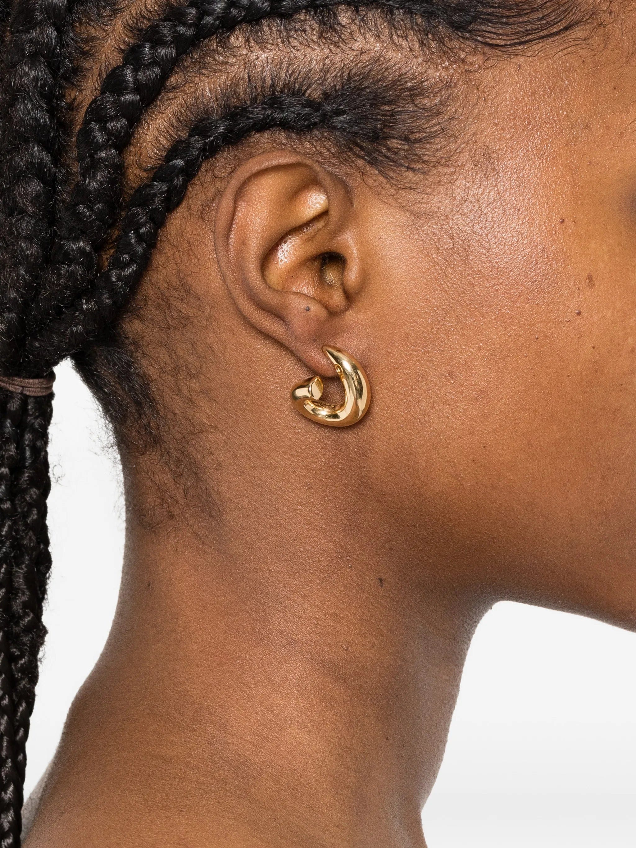 Bottega Veneta small Sardines curved earrings
