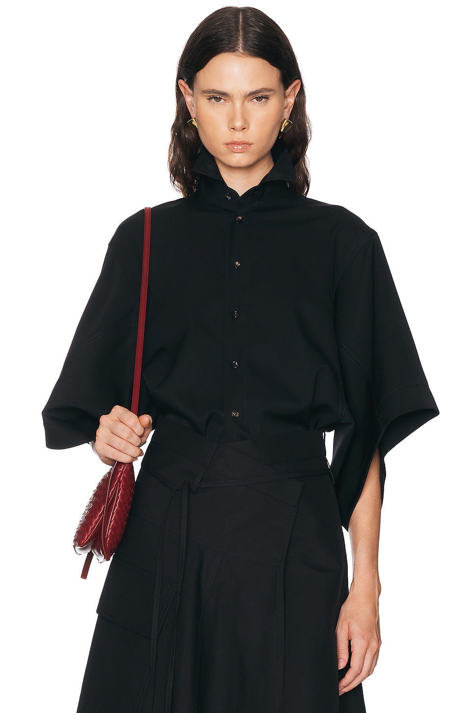 Bottega Veneta Twill Blouse